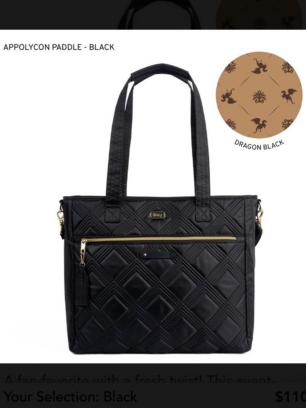 Lug Apollycon Paddle Carry-All Tote Limited Edition